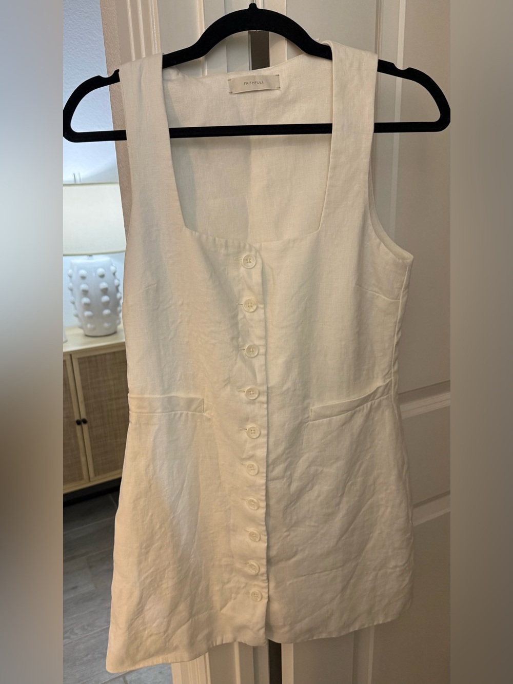 Faithfull the Brand Button-Front Dress - Picture 4 of 8